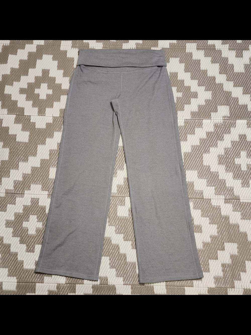 Gray Wide-Leg Lounge Trousers